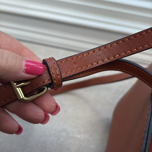 Michael Kris Selma Mini Bag Tan Like New - Picture 11 of 11